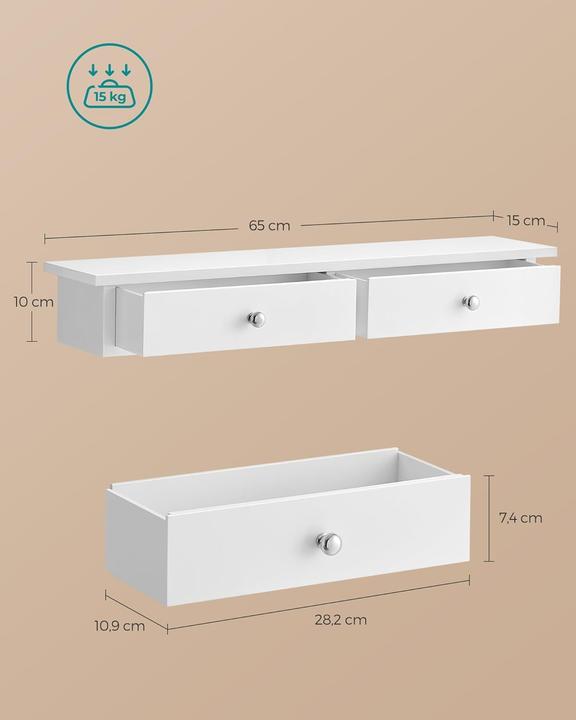 Actual product image Songmics Arlo (65 x 15 x 10 cm)