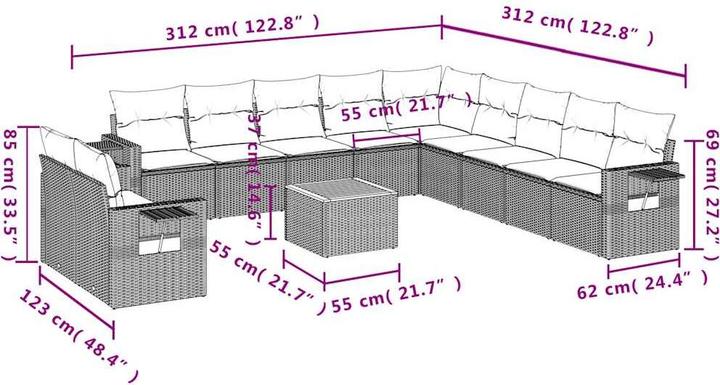 Produktbild vidaXL Rafael