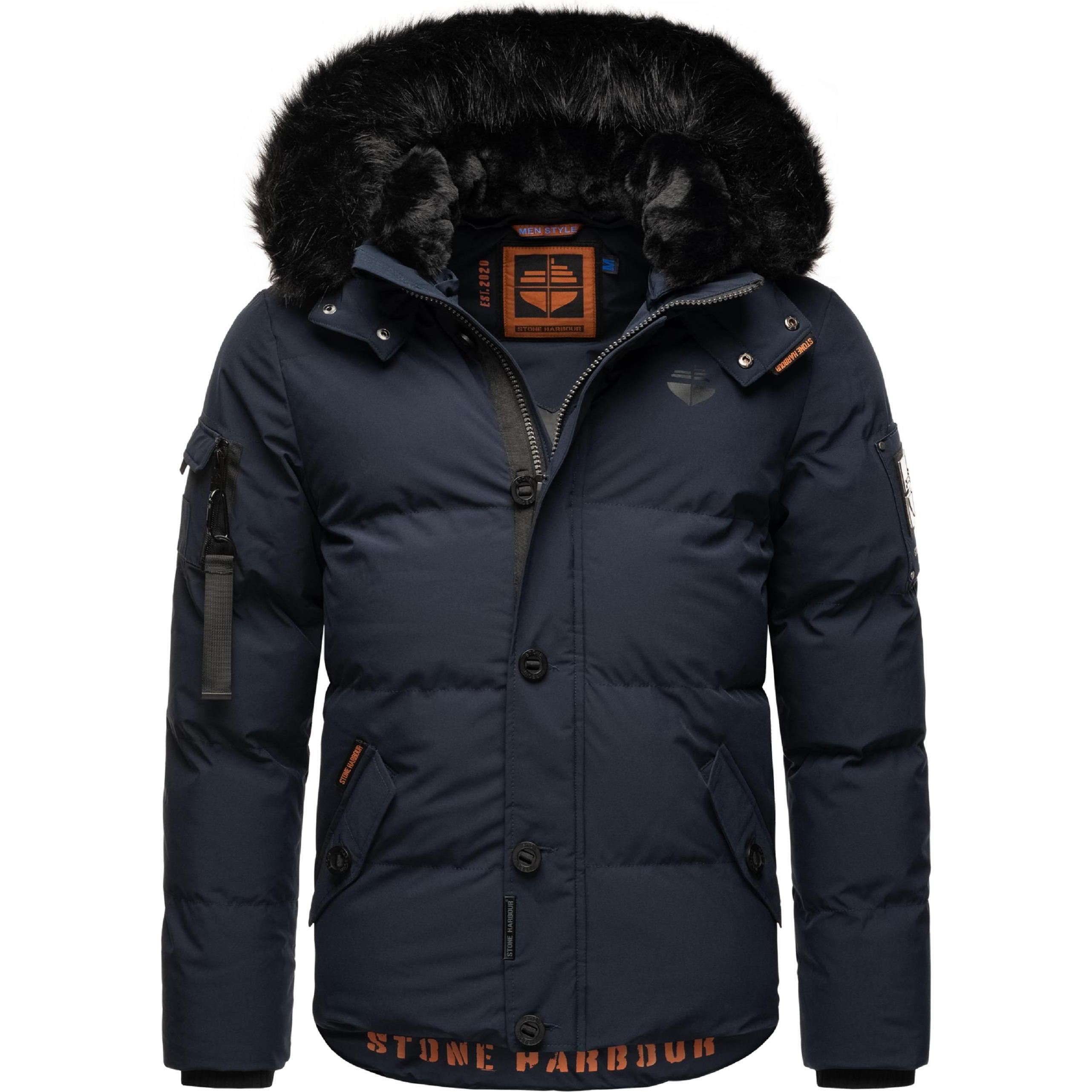 Stone Harbour, Herren, Jacke, Halvaar (3XL), Blau, 3XL