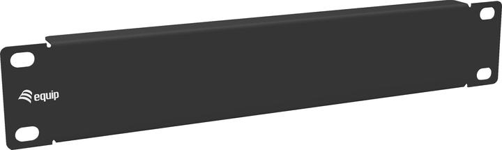 Actual product image equip Cable entry 10" 1U blind cover black