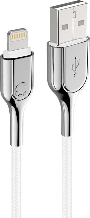 Productafbeelding Cygnett Gepantserde Lightning naar USB-A kabel 2M -Wh (2 m, USB 3.0, 12 W)