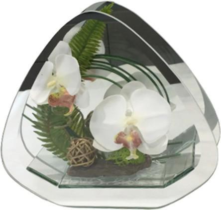 Immagine prodotto Bekos Composizione di orchidee in un elegante bicchiere