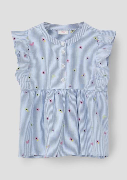 Immagine prodotto s.Oliver Bluse Shirtbluse mit Rundhalsausschnitt (128, 134)