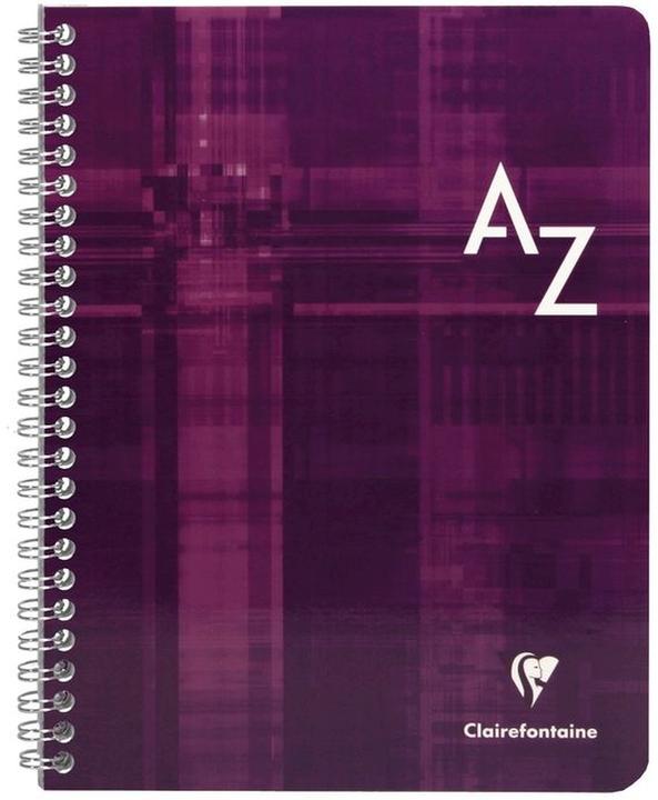 Produktbild Clairefontaine Spiralheft mit Register A -Z (A5, Kariert, Weicher Einband)