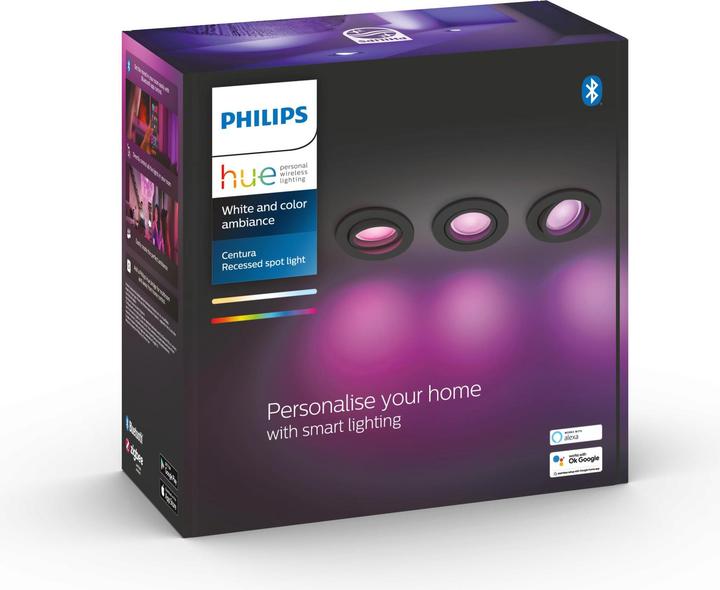 Produktbild Philips Hue Centura White & Color Ambiance 3er Set (250 lm, GU10)
