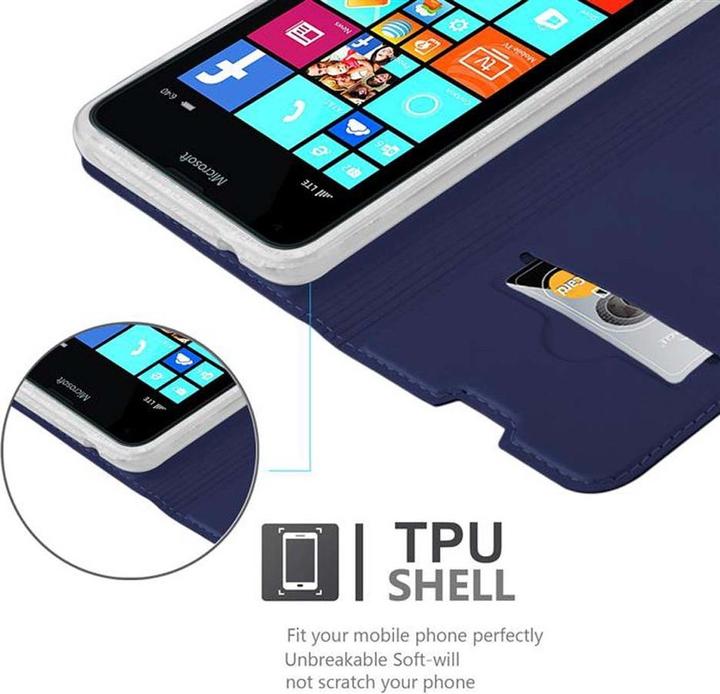 Produktbild Cadorabo Book Classy Style Cover (Microsoft Lumia 640)