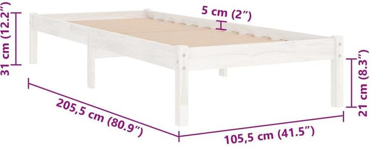 Actual product image vidaXL Smith (100 x 200 cm)