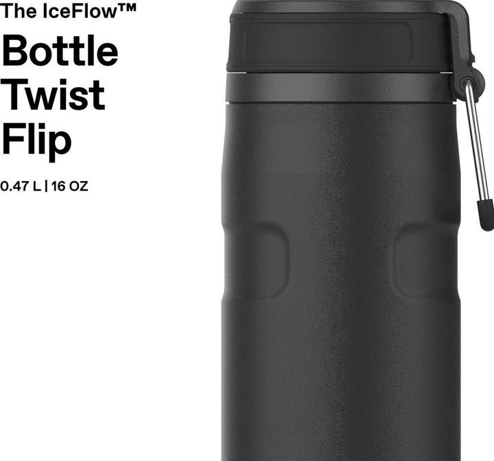 Produktbild Stanley 1913 Iceflow Bottle Twist Flip 0,47 L Black 2.0 (0.47 l)