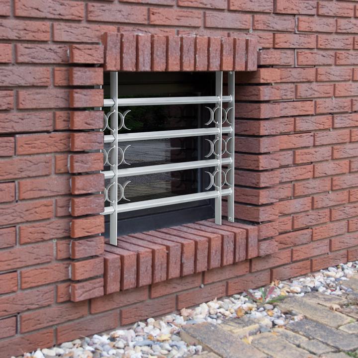 Actual product image Relaxdays Pull-Out Window Security Grill