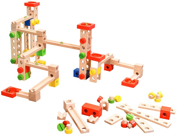 Produktbild Playtastic Kugelbahn-Bausatz aus Holz