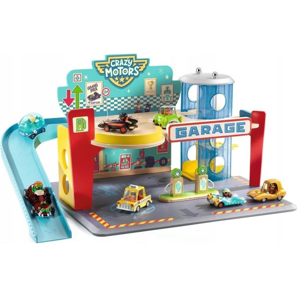 Thumbnail - Djeco Garage Crazy Motors
