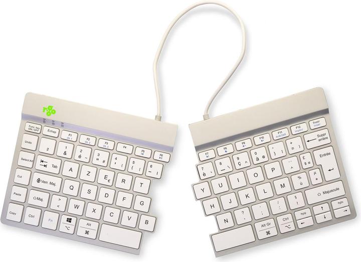 Productafbeelding R-Go Tools R-Go Split Break Ergonomisch Toetsenbord Azerty (Fr) Bluetooth W (FR, Draadloze)