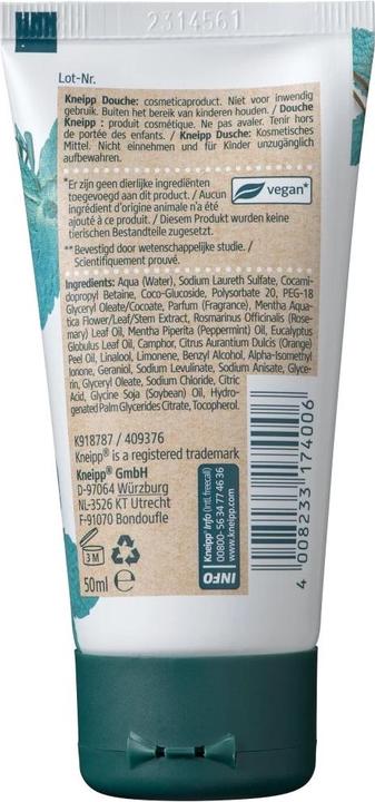 Productafbeelding Kneipp Mini Shower Goodbye Stress - Relaxing Shower Gel (50 ml)