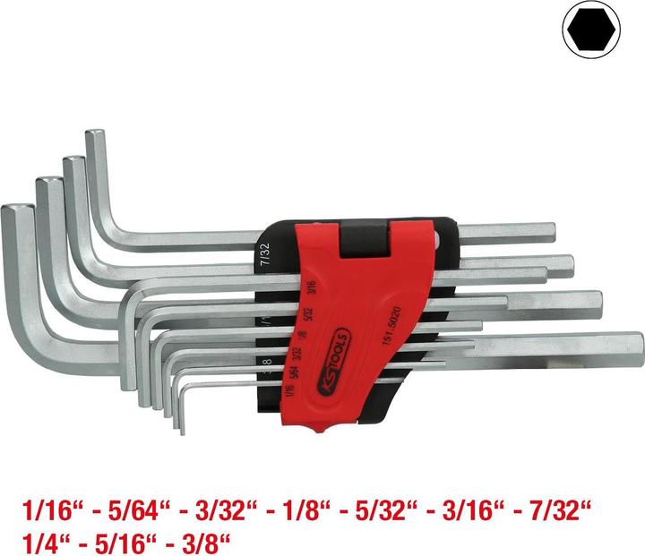 Actual product image KS Tools Angle pin wrench set long