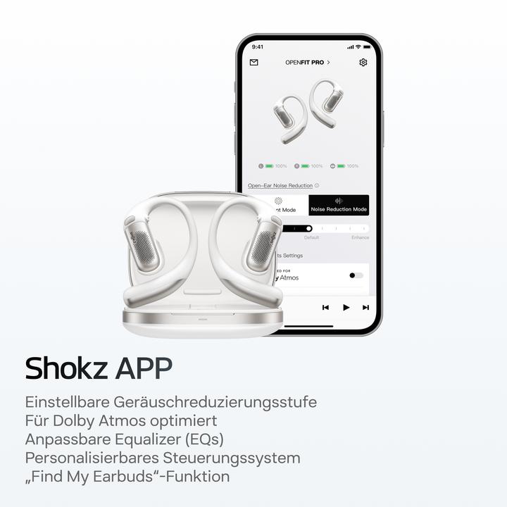 Produktbild Shokz OpenFit Pro (Aktive Geräuschunterdrückung, 6 h, Kabellos)