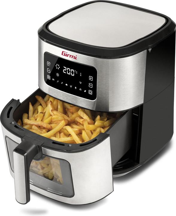 Produktbild Girmi FG8800 Friteuse Single 6,5 L Unabhängige 1700 W Heissluftfritteuse Schwarz, Stahl i