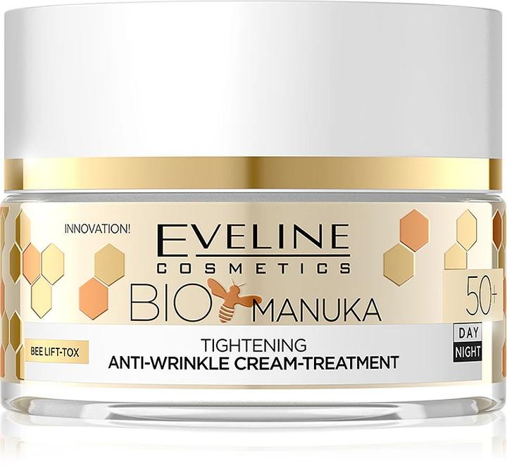Produktbild Eveline Bio Manuka 50+ Tightening Anti-Wrinkle Cream-Treatment On Day And Night 50Ml (50 ml, 24h Creme)