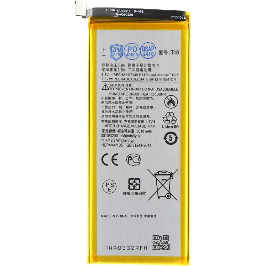 OEM MPS Akku JT40 für Motorola Moto G6 Plus, Smartphone Akku