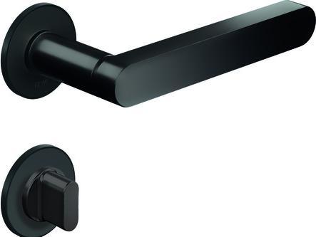 Hewi Drückergarnitur 270XPIV WC, schw.