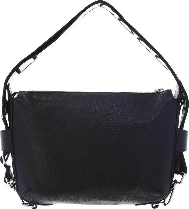 Actual product image Coccinelle Gretel Ribbon Crossbody Bag Grained Leather