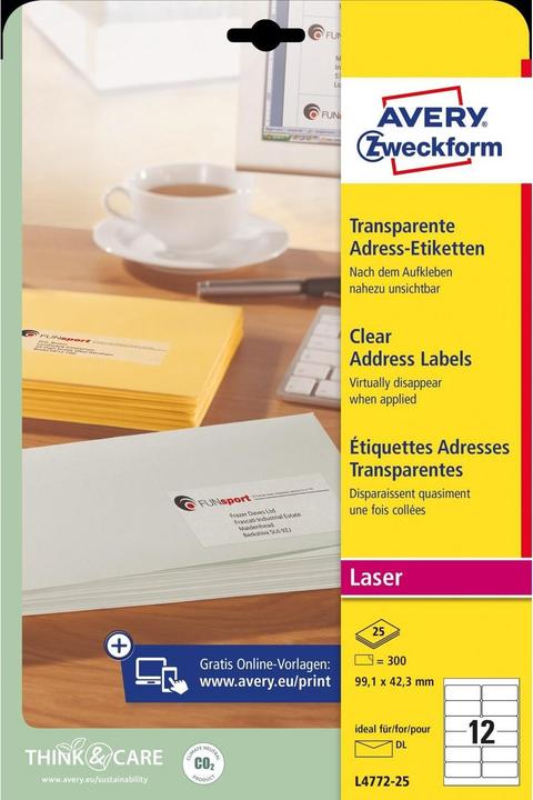 Produktbild Avery Adress-Etiketten