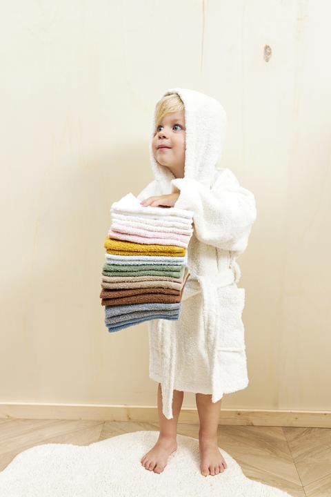 Actual product image Meyco Bathrobe mt 98/104 basic towelling offwhite (98, 104)