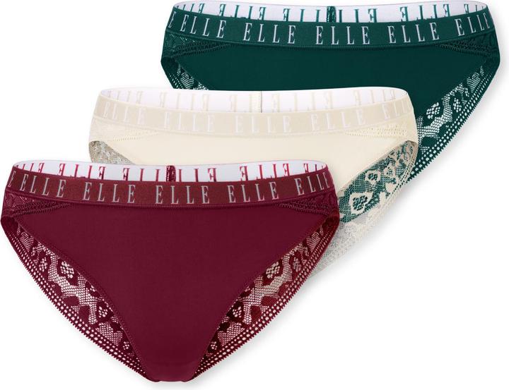 Beige, Verde scuro, Rosso scuro