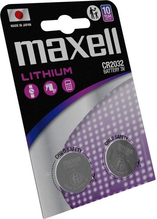 Actual product image Maxell CR2032 (2 pcs., CR2032, 220 mAh)