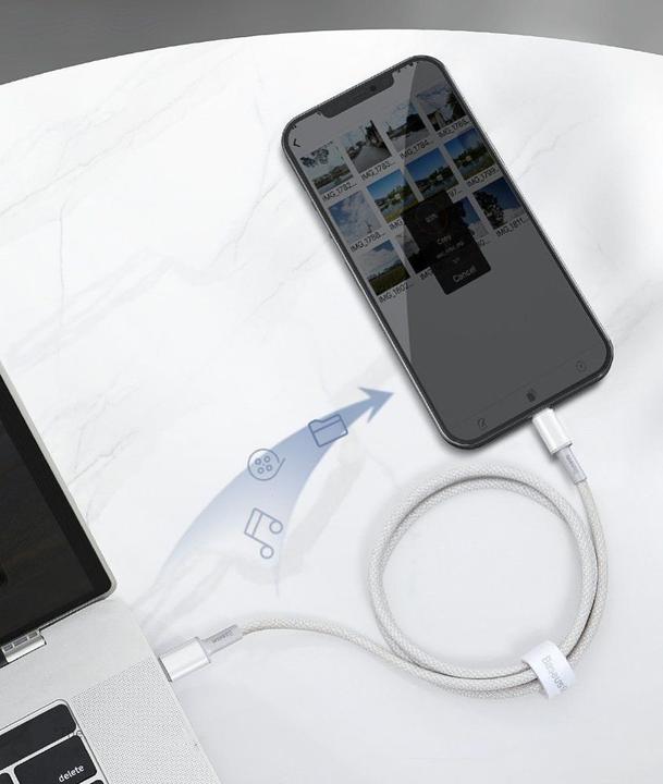 Actual product image Baseus USB C – Lightning (2 m, USB 2.0)