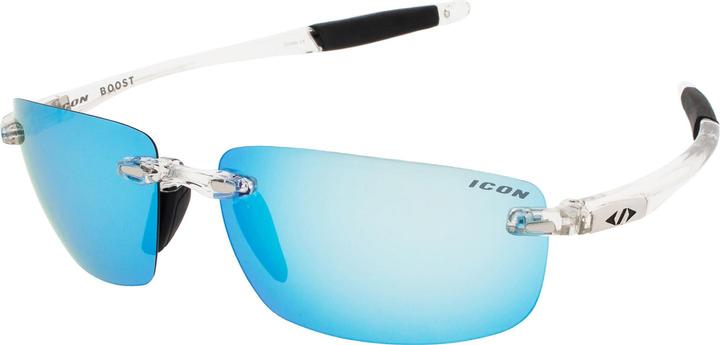 Icon Eyewear Sport Sunglasses BOOST (Dark, Dark red)