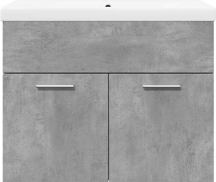 Produktbild vidaXL Waschbeckenunterschrank mit Einbaubecken