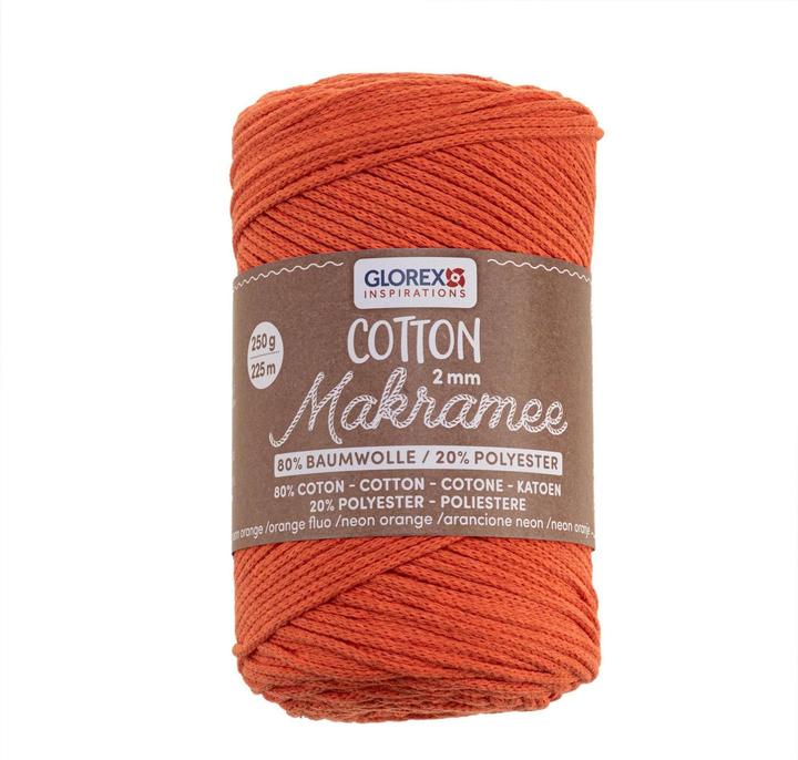 Produktbild Glorex Makramee Cotton 2mm 250g (225 m)