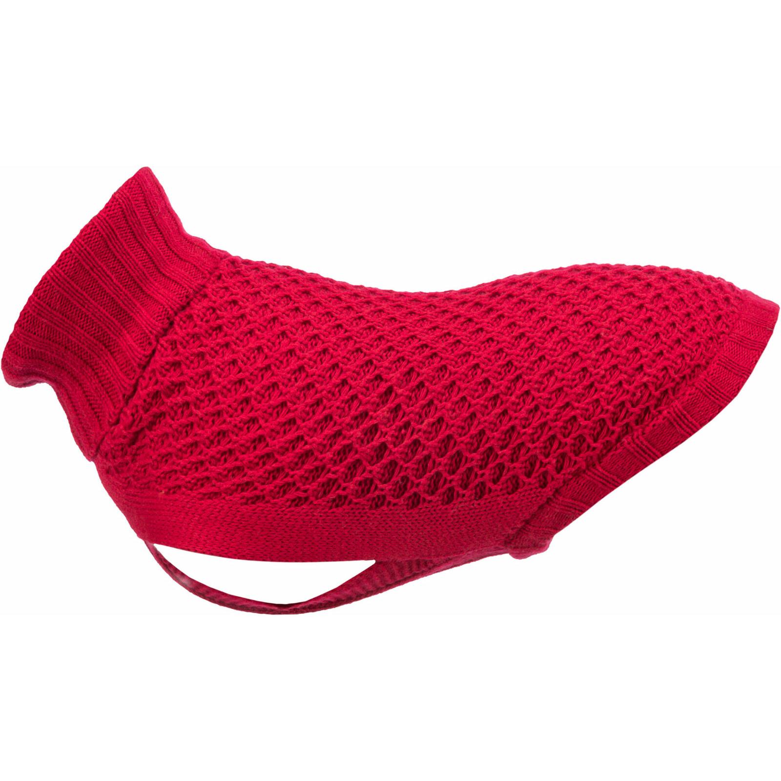 Trixie Pullover Norwood S, 33 cm, Rot (S, Hundemantel), Hundebekleidung