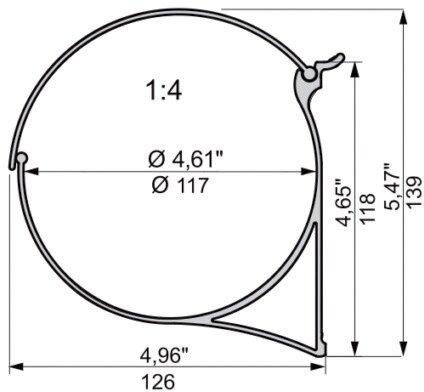 Produktbild OK-Line Papierrollenhalter Wall System (1 Stk.)