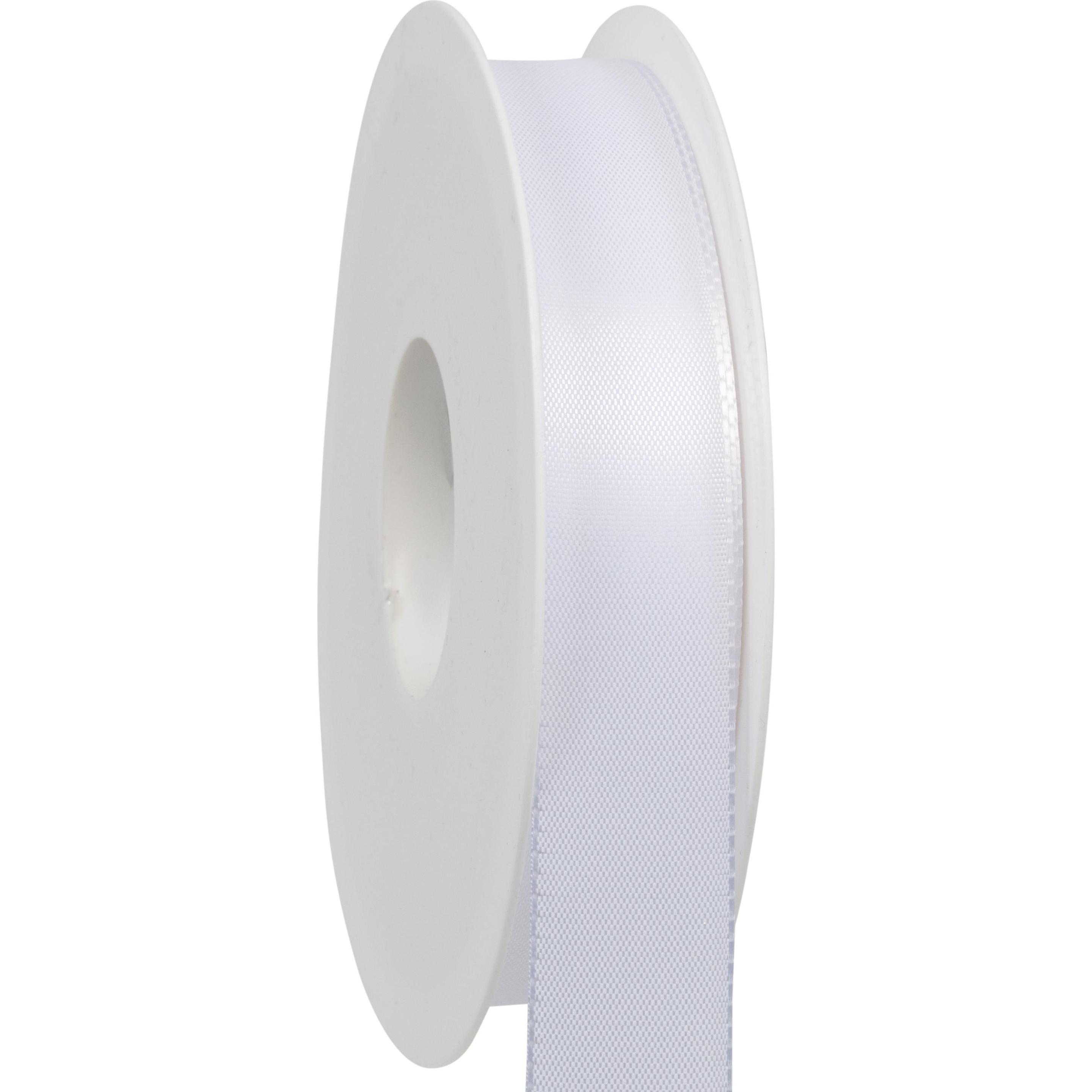 Goldina, Geschenkverpackung, Basic Taftband 25mmx50m weiss (Geschenkband)