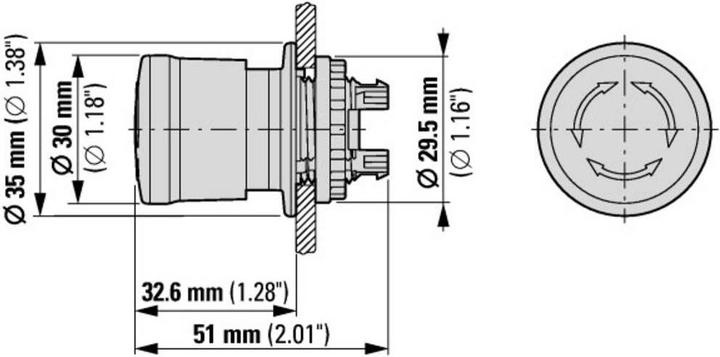 Actual product image Eaton Emergency stop switch RMQ-Titan
