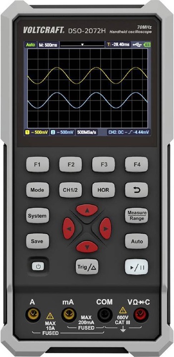 Voltcraft Digital Oszilloskop 3 in 1 (CAT II 400V)