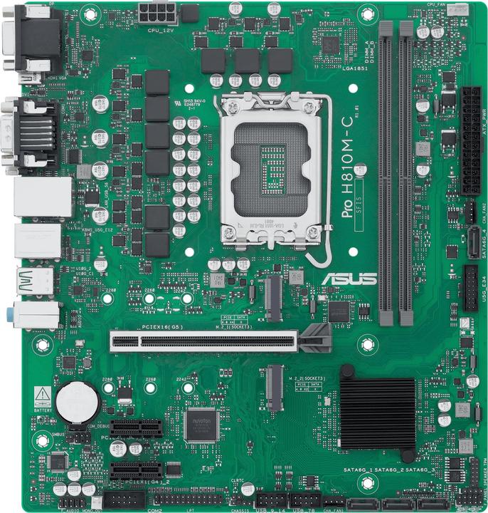 Produktbild ASUS PRO H810M-C-CSM (LGA 1851, Intel H810, mATX)