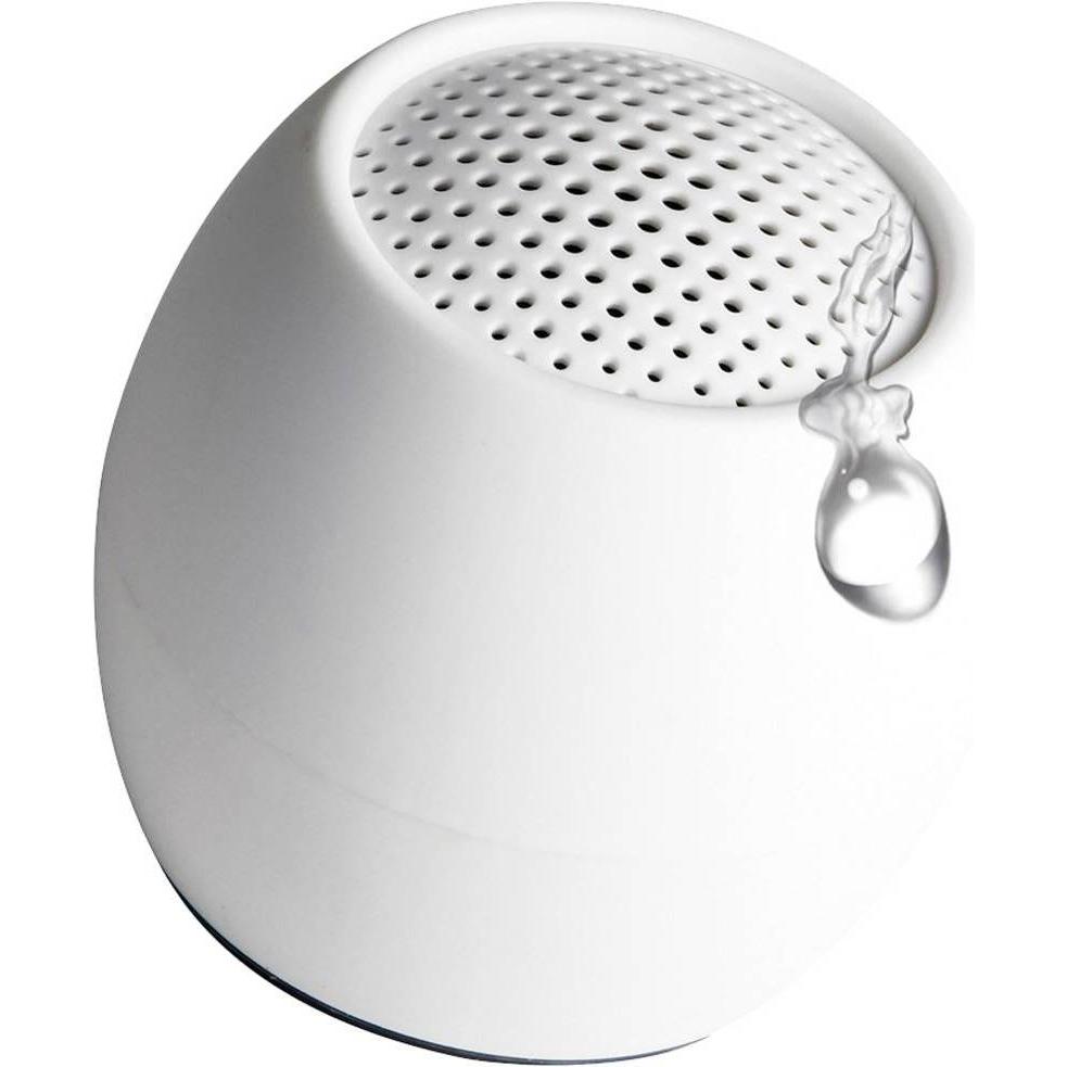 Boompods Zero Bluetooth Lautsprecher Freisprechfunktion, stossfest, Wasserfest Weiss (5 h, Akkubetrieb), Bluetooth Lauts...