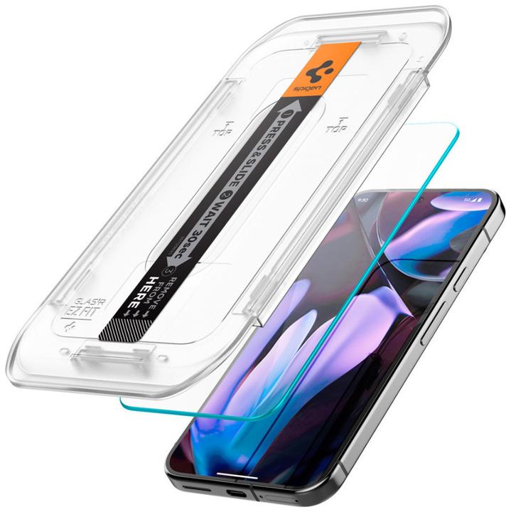 Image du produit Spigen EZ Fit Protecteur d'écran en verre trempé Clear Google Pixel 9/9 Pro 2-Pack (2 pièce(s), Google Pixel 9 Pro, Google Pixel 9)