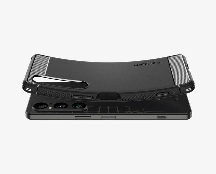 Actual product image Spigen Rugged Armor Xperia 1 VI Case Matte Black (Sony Xperia 1 VI)