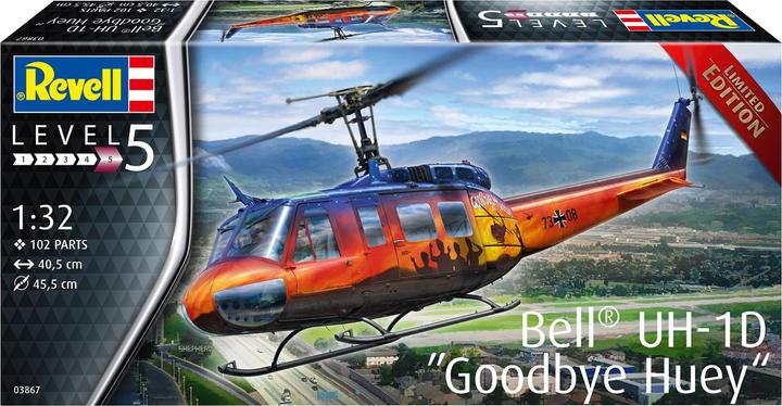 Actual product image Revell Bell UH-1D Goodbye Huey