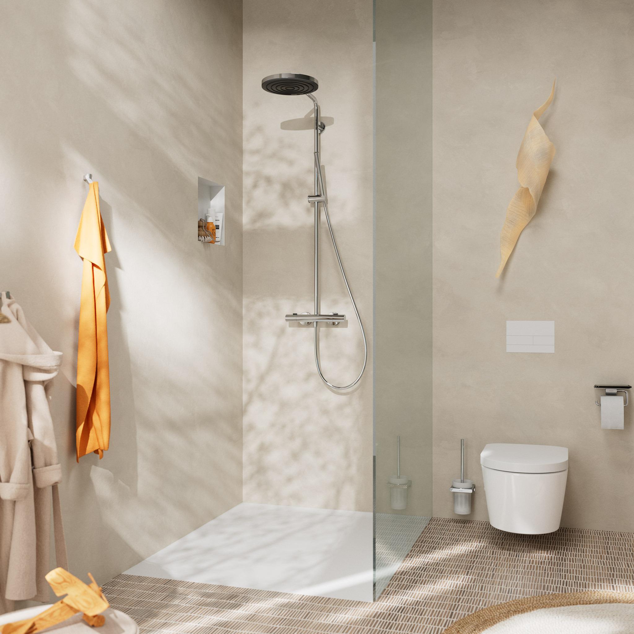 Thumbnail - hansgrohe, Duschsystem, Pulsify S Puro Duschsystem 260, 1jet, Ecostat Fine, Handbrause 1jet
