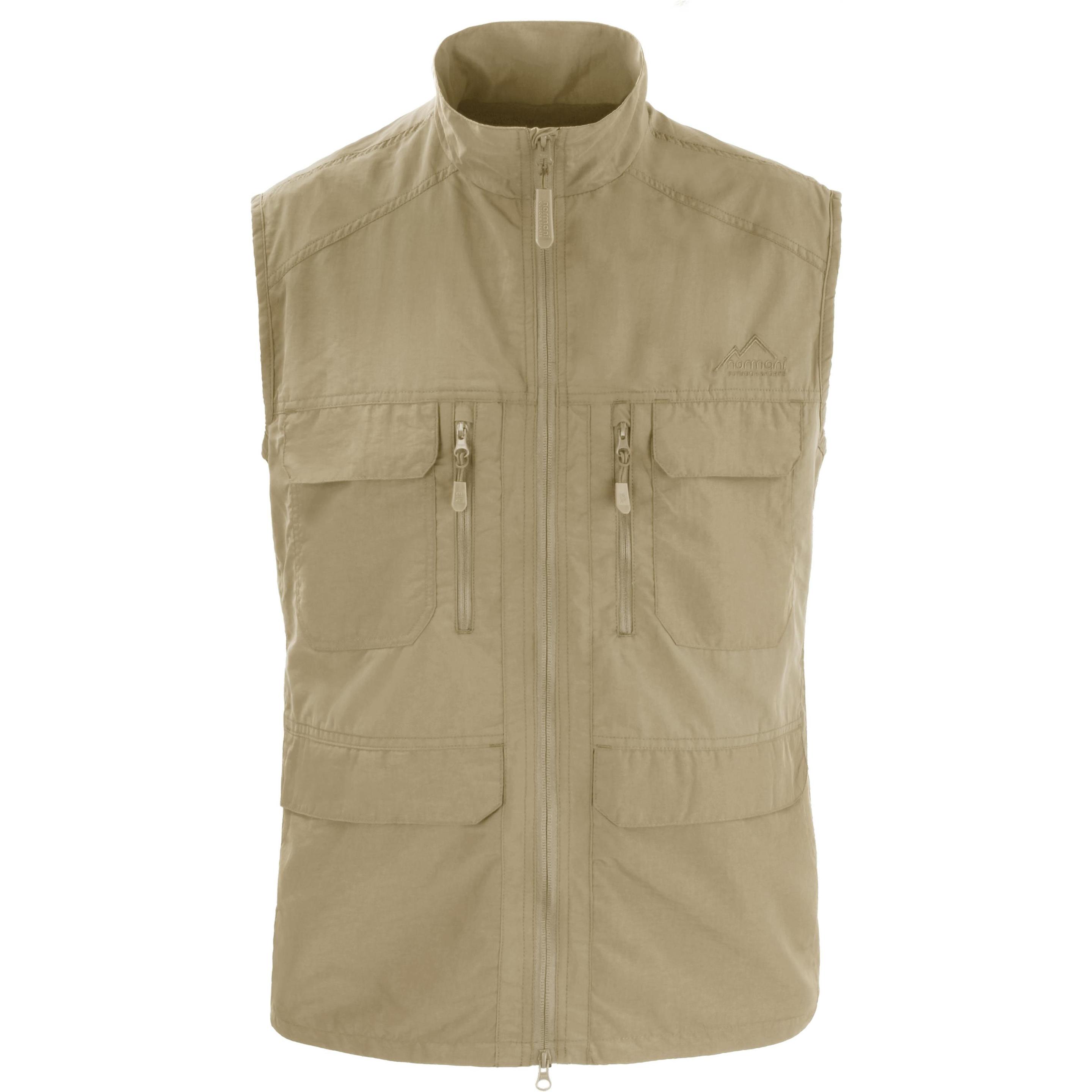 Normani, Herren, Weste, Herren Outdoor Weste „Deer“ - 9677, Grün, (4XL)