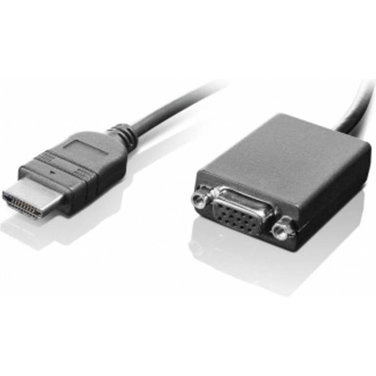 Thumbnail - Lenovo HDMI zu (VGA, 20 cm), Data + Video Adapter, Schwarz