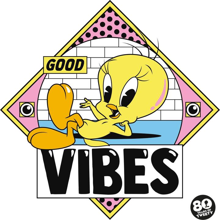Immagine prodotto Tweety 80th Good Vibes Maglietta Adulto Unisex (XL)
