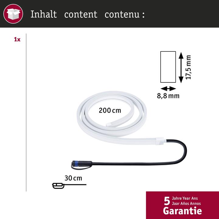 Immagine prodotto Paulmann Plug & Shine (Bianco caldo, 200 cm, Esterno)