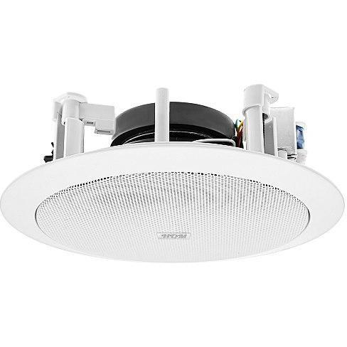 HQM Deckenlautsprecher HQM-SO1025 10W 100V Weiss (1 Stk.), Einbaulautsprecher, Weiss
