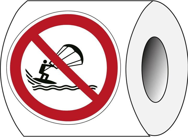Image du produit Brady Panneau de sécurité ISO - Kitesurf interdit