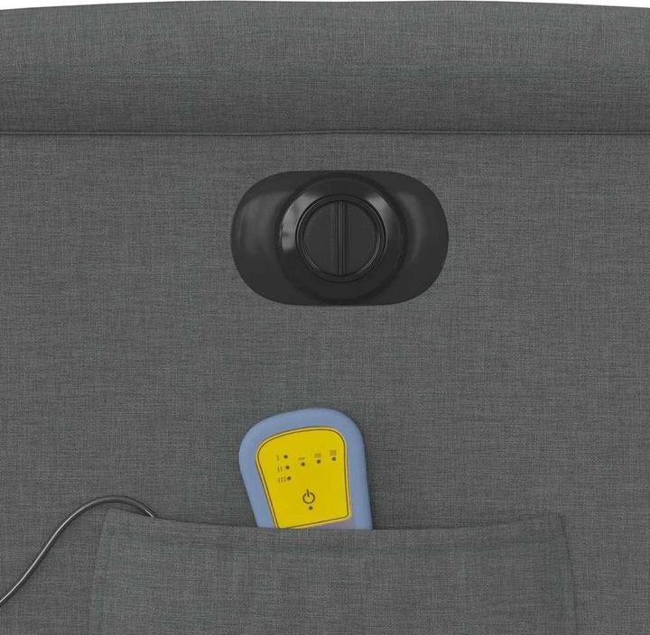 Produktbild vidaXL Massagesessel Elektrisch Dunkelgrau Stoff